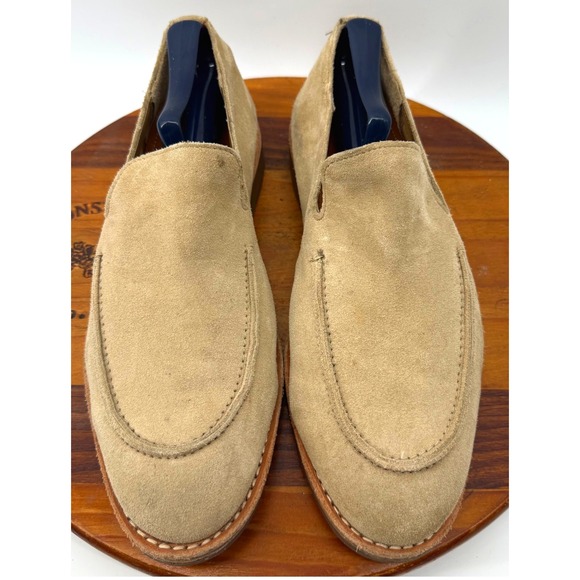 Allen Edmonds Tan Suede Loafers